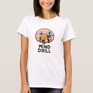 Camiseta Ferramenta de Cérebro Engraçado de Mineração