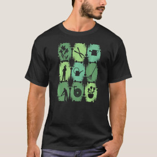 Camiseta Ferramenta de Jardim Jardineiro Vintage Jardinagem