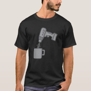 Camiseta Ferramenta de potência e capa engraçada para homen