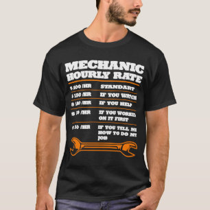 Camiseta Ferramenta de profissão mecânica automóvel
