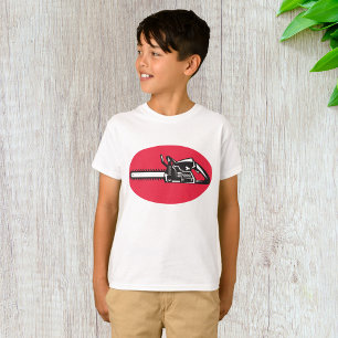 Camiseta Ferramenta de registro Lumberjack Bold Chainsaw