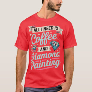 Camiseta Ferramentas de Arte Diamantada Pintura com Diamant