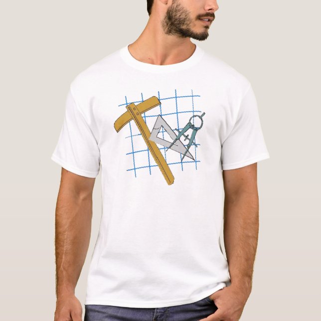 Camiseta Ferramentas de design de esboço (Frente)
