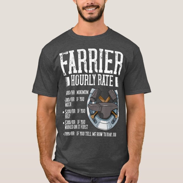 Camiseta Ferramentas de Hoof de Farrier-Ferradura (2) (Frente)