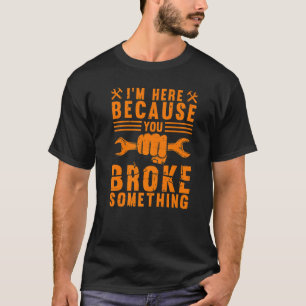 Camiseta Ferramentas De Reparo Para Homens Mulheres