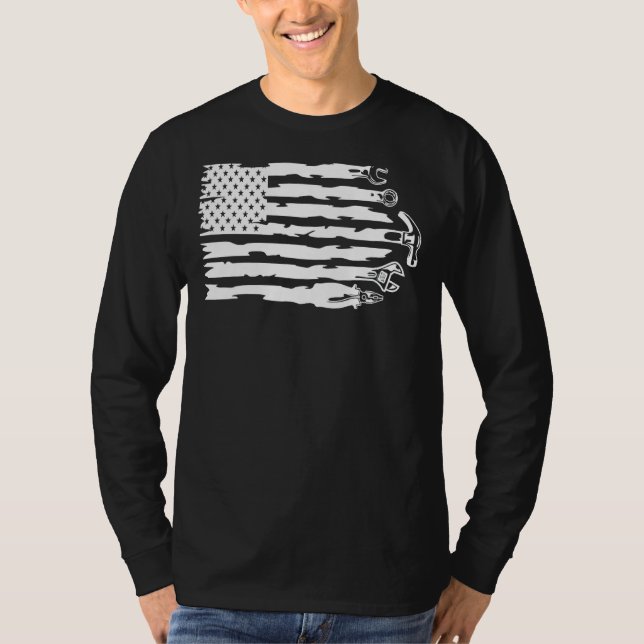 Camiseta Ferramentas De Sinalizador Dos Eua Ferramentas De  (Frente)
