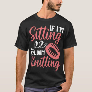 Camiseta Ferramentas de Tear de Tricô Máquina Artista de Fi