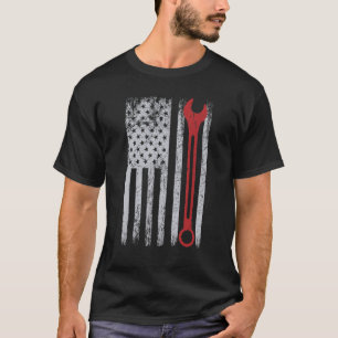 Camiseta Ferramentas de Workshop Mecânico de Ondas Mecânica