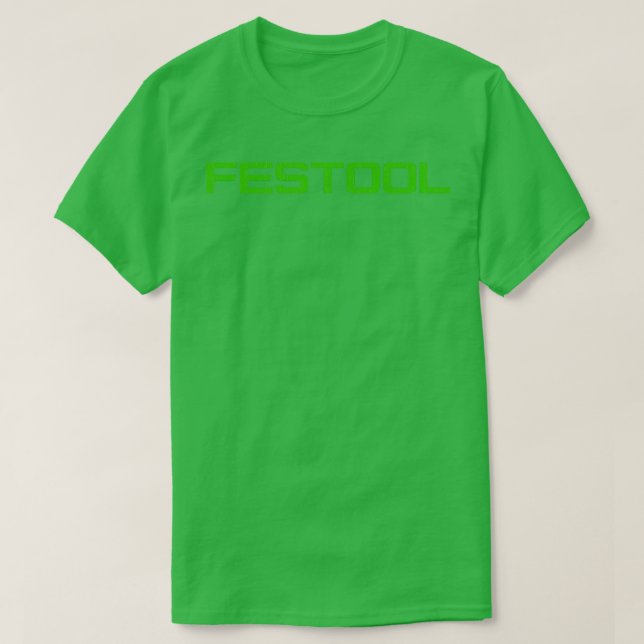Camiseta Ferramentas elétricas do Festool (Frente do Design)