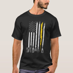 Camiseta Ferramentas Eletrônicas De Sinalizador Dos EUA Par