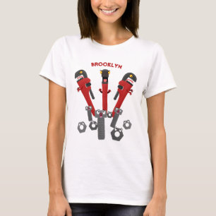 Camiseta Ferramentas engraçadas de monstro de wrench