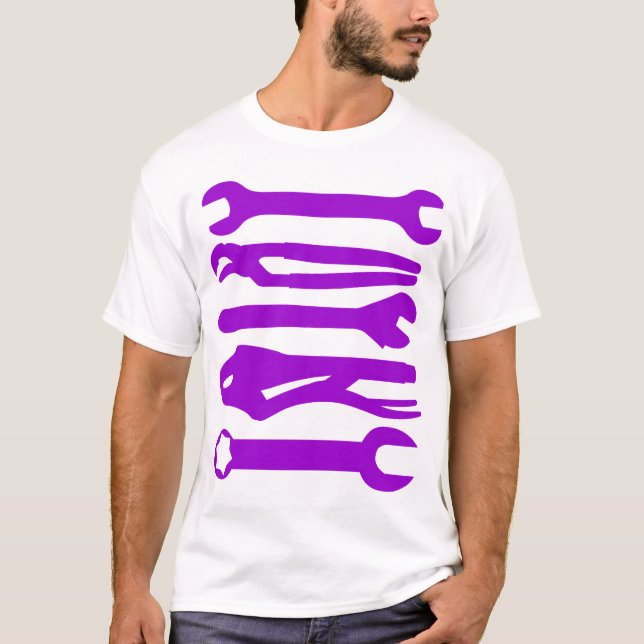 Camiseta Ferramentas - Roxo (Frente)