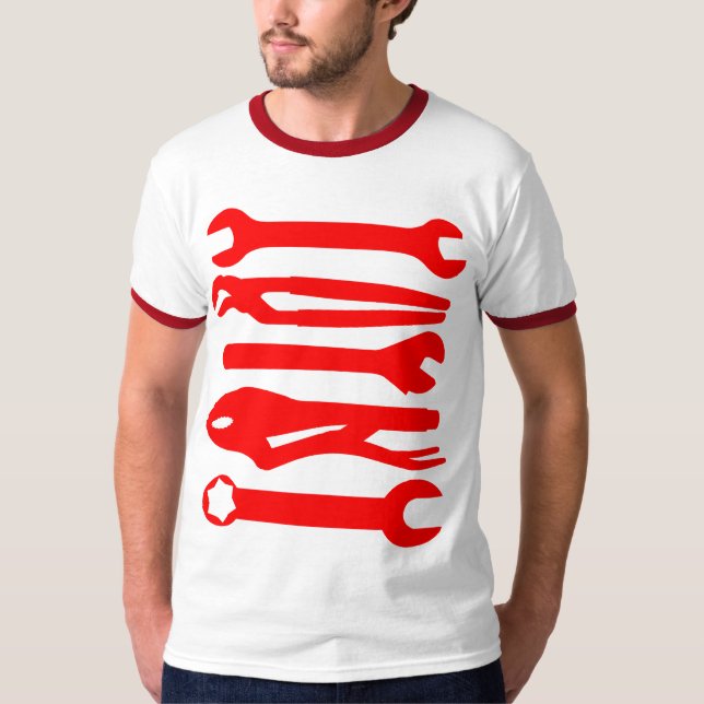 Camiseta Ferramentas - Vermelho (Frente)