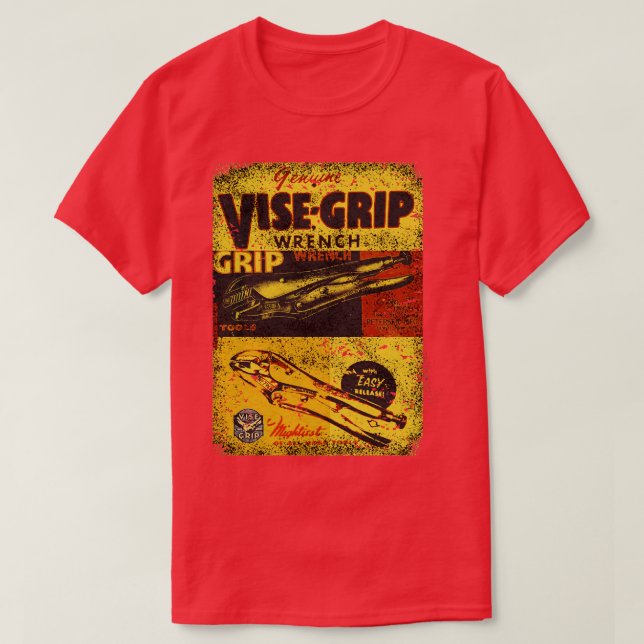 Camiseta Ferramentas Vice Grip EUA (Frente do Design)