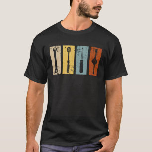Camiseta Ferramenteiro Típico de Mecânico de Carros Retro