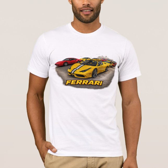 CAMISETA FERRARI AMARELO (Frente)