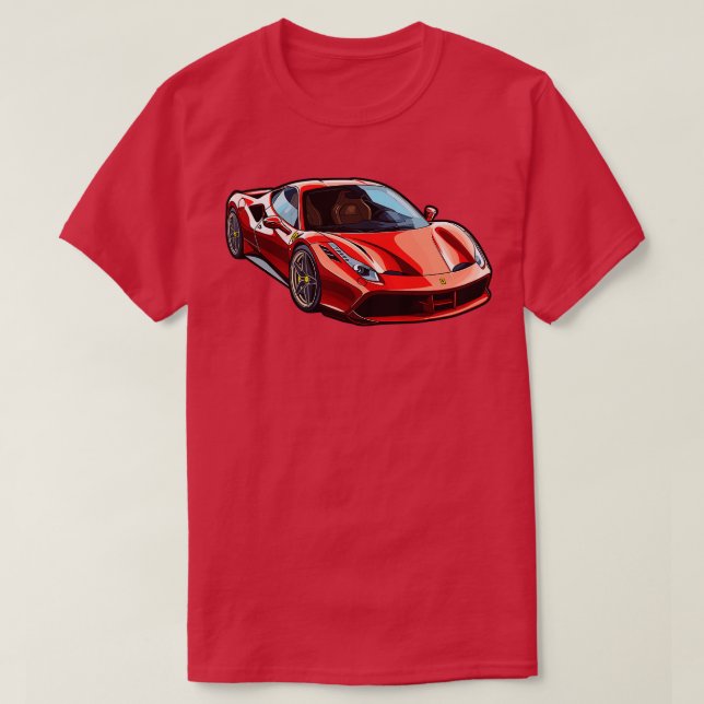 Camiseta Ferrari Racing (Frente do Design)