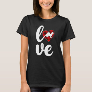 Camiseta Ferret Buffalo Xadrez Love Ferret Namorados