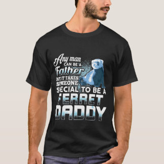 Camiseta Ferret Daddy Fathers Day Ferret Dad
