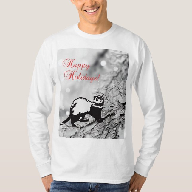 Camiseta Ferret: Felizes Férias (Frente)
