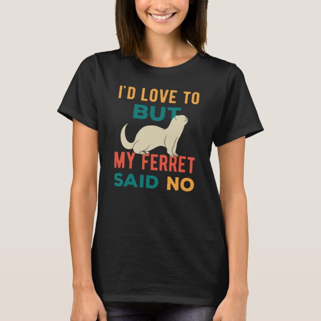Camiseta Ferret Funny (Frente)