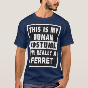Camiseta Ferret Helloween Costume Funny Ferret Costume