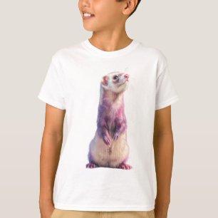 Camiseta Férret Infantil Pastel Imponente