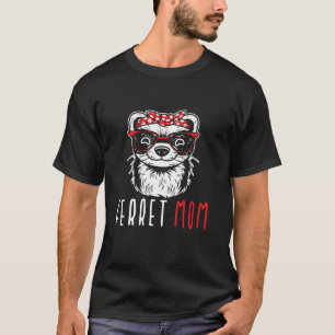 Camiseta Ferret Mãe Engraçado Amante de os animais Weasel M