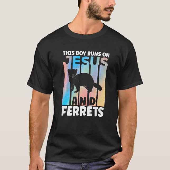 Camiseta Ferret Outfit for Ferret Lover Apparel for Boys Pr (Frente)