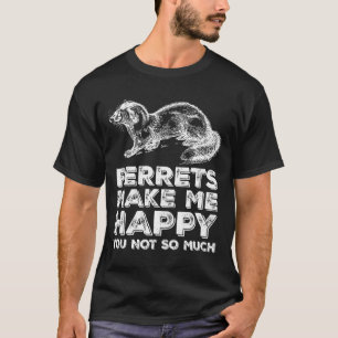 Camiseta Ferret Owner Funny Ferre Mãe Menina