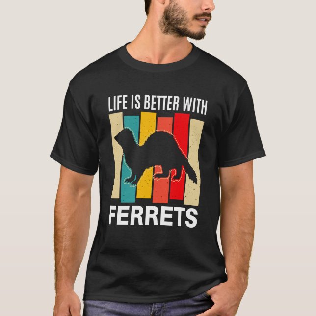 Camiseta Ferret  with Ferrets Ferret (Frente)