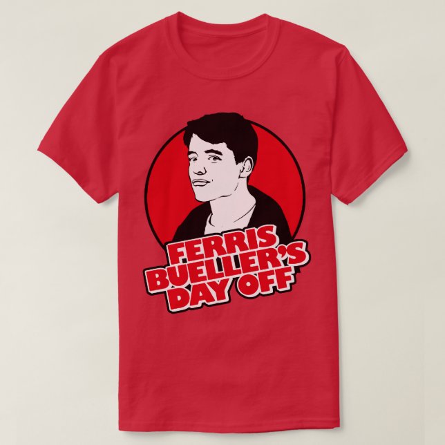 Camiseta Ferris Bueller Dia de folga 1 (Frente do Design)