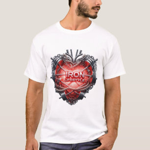 Camiseta Ferro Estilo de Vida Gym Coração - Construção de P
