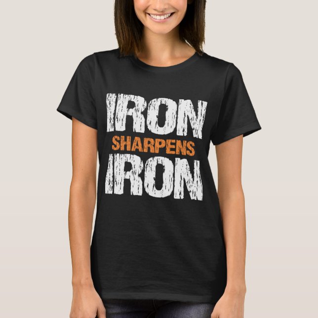 Camiseta Ferro Sharpens Ferro Christian Workout Ferro Sharp (Frente)