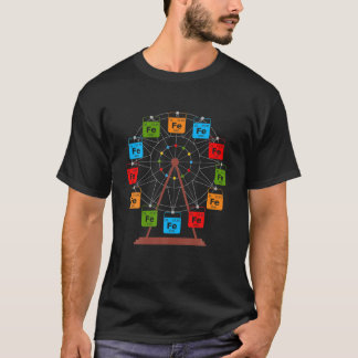 Camiseta Ferroel Wheel Fe Science Lover Funny Chemistry Stu