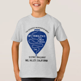 Camiseta Ferrovia Mais Sinucosa Mt Tamalpais Personalizável