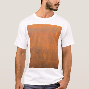 Camiseta Ferrugem preta, textura metálica fechada.