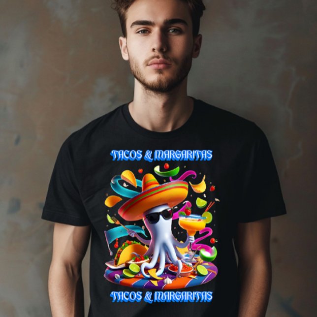 Camiseta Fesesta Flavors tacos e margaritas (Criador carregado)