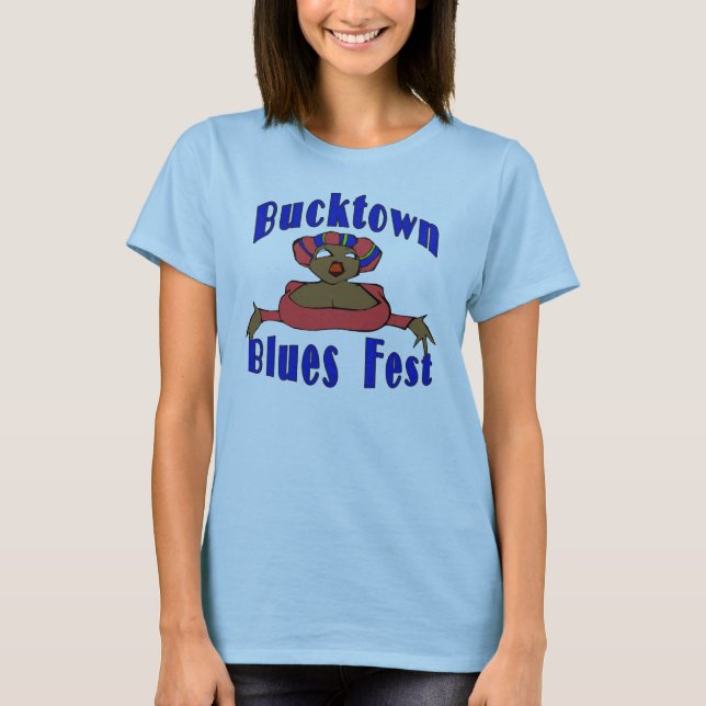 Camiseta Fest de Blues Bucktown (Frente)