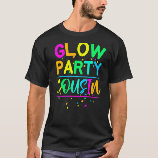 Camiseta Festa 1 do primo neon Lights do partido Brilhante