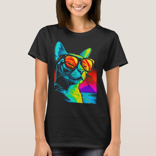 Camiseta Festa Abyssinian Cat Summer (Frente)