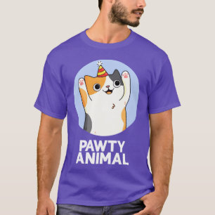 Camiseta Festa Animal Fofinho Festa Animal Gato engraçado