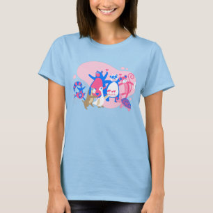 Camiseta festa animal kawaii selfie engraçado