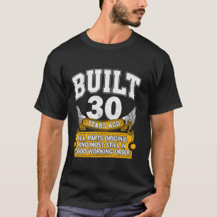 Camiseta Festa aniversário de 30 anos engraçada Ideia feliz