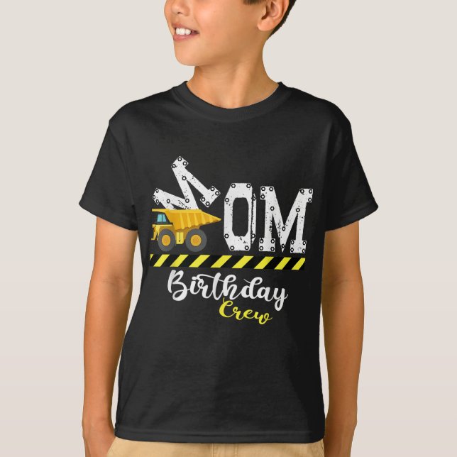 Camiseta Festa B-Day Mãe Aniversário de Construção da Tripu (Frente)