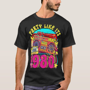 Camiseta Festa como a sua versão de 1980, 80, 90, Retro Vin