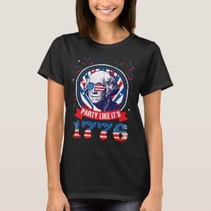 Camiseta Festa Como É 1776 4 De Julho George Washington