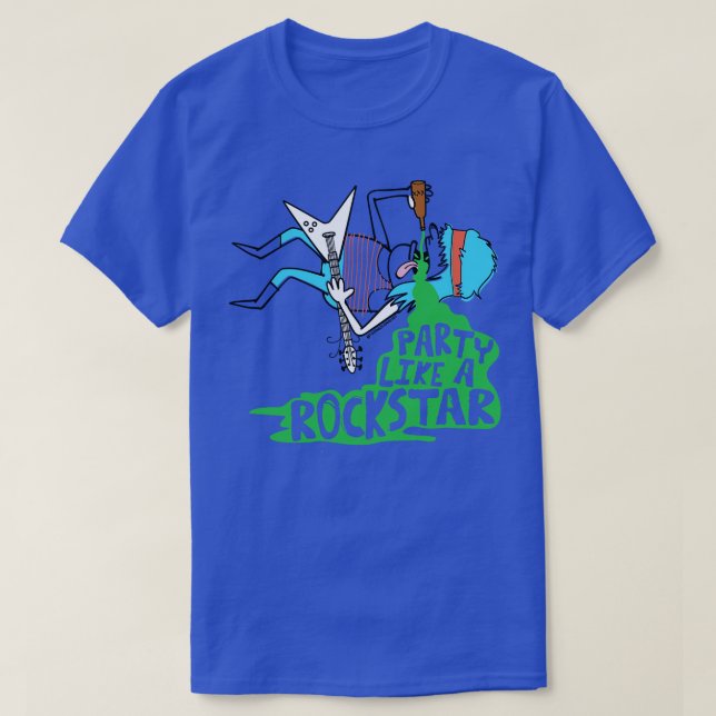 CAMISETA FESTA COMO ROCKSTAR (Frente do Design)