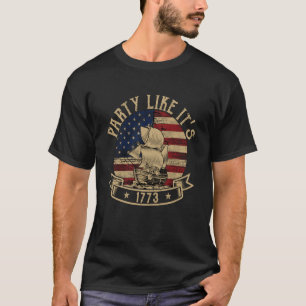 Camiseta Festa Como se fosse 1773 Boston Tea American Histo