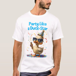 Camiseta Festa como uma Estrela de Pato